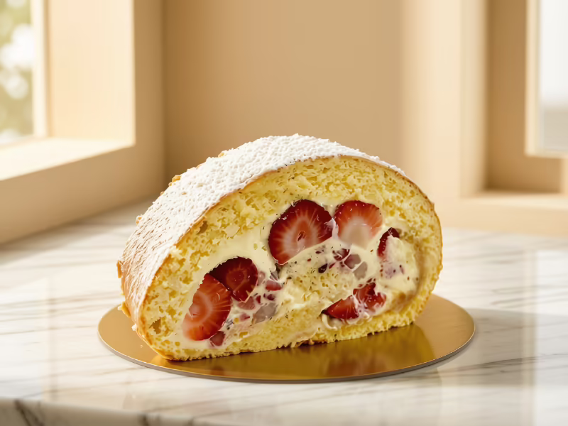 Brazo de reina disponible por porciones en la sede Fontibón de Pastelería Dulcita