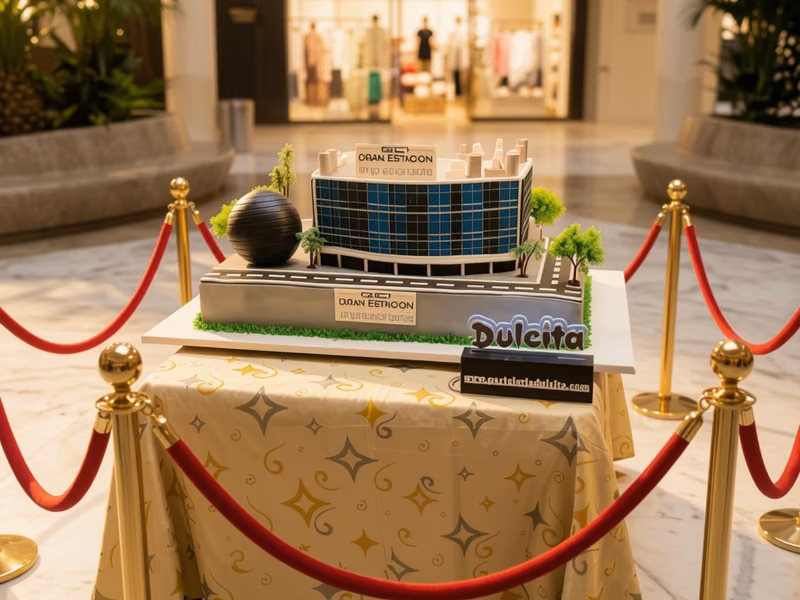 Torta corporativa elaborada para un evento empresarial en Bogotá por Pastelería Dulcita