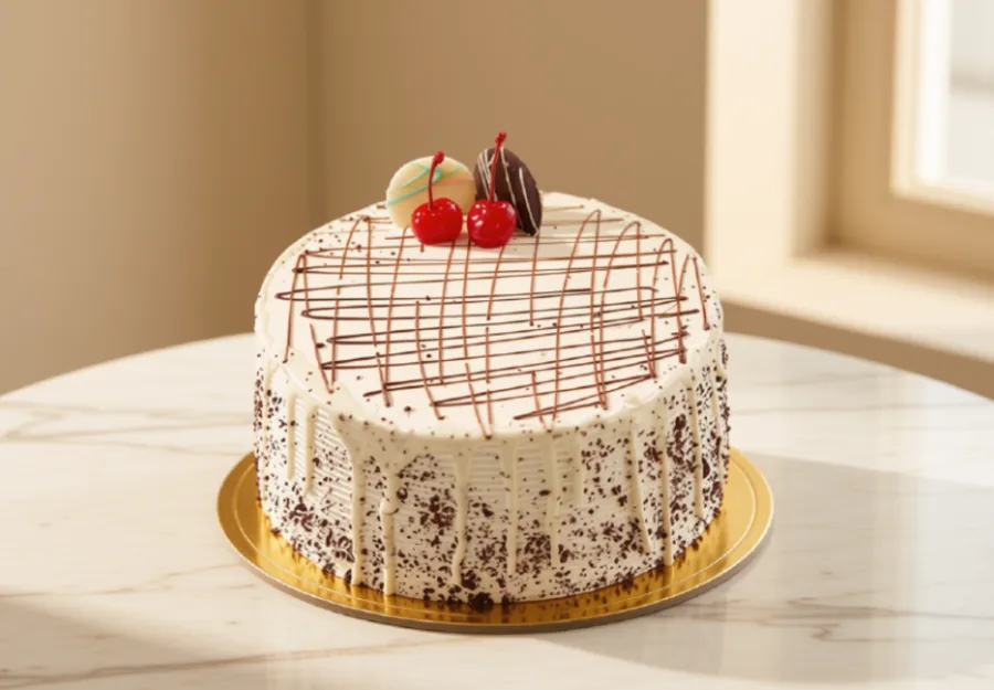 Torta tres leches Baileys disponible por porciones en la sede Calle 72 de Pastelería Dulcita